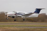 G-WATJ @ EGFH - Beech B200GT Super King Air of Saxonhenge Ltd. De-registered 25 July 2012. - by Roger Winser
