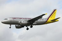 D-AKNS @ EGLL - 2000 Airbus A319-112, c/n: 1277 of German Wings 
ex N743UW of US Airways - by Terry Fletcher
