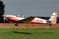 D-KEAH - One of a batch of 15 aircraft mainly Sportavia/Fournier RF4's and 5's choosing Breighton as a refuelling stop on their way to Dornoch in Northern Scotland - by glider