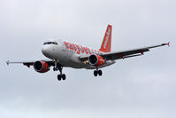 G-EZAJ @ EGNT - Airbus A319-111 on approach to Runway 25 at Newcastle Airport, March 2012. - by Malcolm Clarke