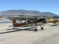 N2843A @ SZP - 1953 Cessna 180, Continental O-470 225 Hp - by Doug Robertson