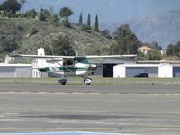N5790A @ POC - Taxiing to runway 26 on taxiway Sierra - by Helicopterfriend