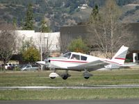 N8852W @ POC - Touching down on runway 26L - by Helicopterfriend