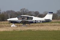 G-CBEZ @ EGSV - Just landed. - by Graham Reeve