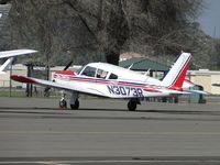 N3073R @ POC - Parked in transient parking - by Helicopterfriend