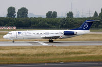 F-GNLH @ EDDL - Blue Line - by Loetsch Andreas