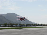 N49BR @ SZP - 1980 Aerotek PITTS S-2A, Lycoming AEIO-540 260 Hp, takeoff climb Rwy 22 - by Doug Robertson