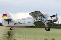D-FONL @ EGSU - Departing at end of show - by glider
