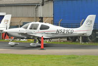 N521CD @ EGBJ - At Gloucestershire Airport - by Terry Fletcher