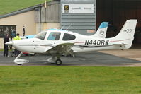 N440RW @ EGBJ - At Gloucestershire Airport - by Terry Fletcher