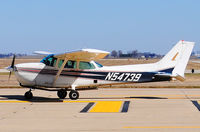 N54739 @ KDEC - Just landed and heading to a parking location near the FAA tower. - by Doug Wolfe