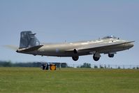 XH134 @ EGXW - Commencing one of the last demonstration flights for the Canberra