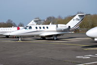 G-THNX @ EGLK - Cessna 525 Citationjet at Blackbushe - by moxy