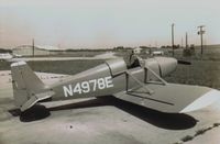 N4978E - My Dad's Stits Playboy.  Probably at Hawkins Field, Jackson, MS circa 1968. - by d10289@yahoo.com