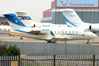 N121RS @ EGGW - 2003 Bombardier CL-600-2B16, c/n: 5572 at Luton - by Terry Fletcher