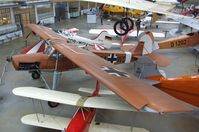 D-EAWD @ EDNX - Fieseler Fi 156C Storch (a combo of german fuselage and tail with french Morane-Saulnier built wings, restoration completed 2003) at the Deutsches Museum Flugwerft Schleißheim, Oberschleißheim - by Ingo Warnecke
