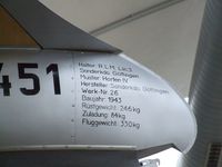 D-10-1451 - Horten IV at the Deutsches Museum Flugwerft Schleißheim, Oberschleißheim