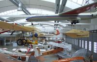 UNKNOWN @ EDNX - Roman Weller Flugzeugbau Grade 1909 Libelle replica (did fly - and may do so again in short hops - but was never registered) at the Deutsches Museum Flugwerft Schleißheim, Oberschleißheim