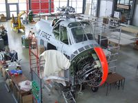 53-4458 - Sikorsky H-19B Chickasaw, being restored at the Deutsches Museum Flugwerft Schleißheim, Oberschleißheim
