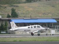 N544G @ POC - Slowing down to turn on taxiway - by Helicopterfriend