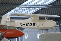 D-8129 - Schempp-Hirth Hütter H 17a at the Deutsches Museum Flugwerft Schleißheim, Oberschleißheim - by Ingo Warnecke