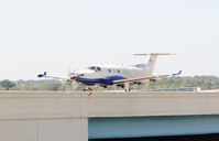 N937SP @ KMEM - SeaPort Airlines PC-12 taxis by on N for departure on 18R - by Troy Raiteri