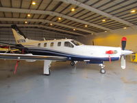 N97RN @ EGGP - parked up in Ravenair No 2 hangar at Liverpool John Lennon - by Adrian Thompson