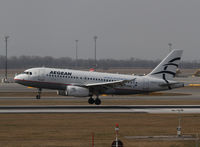SX-DGG @ LOWW - Aegean Airbus A319