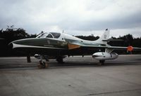 XE531 @ EGVI - The unique Hawker Hunter T.12 operated by RAE Farnborough. On static display at the IAT76 held at RAF Greenham Common in July 1976. - by Roger Winser