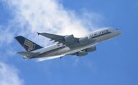 9V-SKG @ EGLL - Departing Heathrow to Singapore-Changi on Flight No: SQ317 - Photo taken from my back garden
