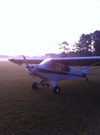 N4068A - Here is the newest member of our family at its first fly in at Nesoms WC Fields in Elizabeth LA. - by David Lewis