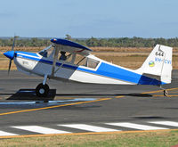 VH-CVI @ YBLN - Leaving parking area. Will execute - within seconds - an unbelievable speed take off from taxiway. Winds were quite strong of course. She was almost immediately airborne. - by Philippe Bleus