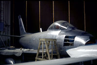 N231X @ SYR - Former RCAF Sabre Mk.5 23231 seen hangered at Syracuse in the Summer of 1976. - by Peter Nicholson