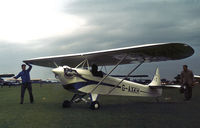 G-AXKH @ EGBK - Luton LA.4A Minor seen at the 1974 Popular Flying Association Fly-in at Sywell. - by Peter Nicholson