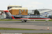 G-ZXZX @ EGGW - 2001 Learjet Inc LEARJET 45, c/n: 45-005 at Luton - by Terry Fletcher