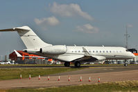 N169LL @ EGGW - Bombardier BD-700-1A10, c/n: 9397 at Luton - by Terry Fletcher