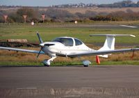 G-MAFT @ EGFH - Visiting Altlantic Flight Training Diamond Star. - by Roger Winser