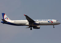 VQ-BOC @ LEBL - Landing rwy 07L - by Shunn311