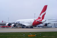 VH-OQK @ EGLL - Qantas - by Chris Hall