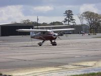 N8023D @ KEDE - Sitting on the ramp at KEDE - by Amy White