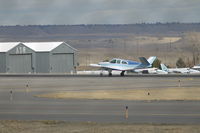 N4401D @ BIL - Beech G35 Bonanza @ BIL