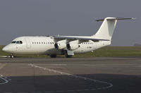 G-POWF @ EGSH - Being towed to the noth side for engine runs.