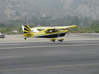 N5503H @ SZP - 1978 Bellanca 8KCAB SUPER DECATHLON, Lycoming AEIO-360 180 Hp, landing Rwy 22 - by Doug Robertson