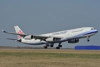 B-18802 @ LOWW - China Airlines Airbus A340-300 - by Dietmar Schreiber - VAP