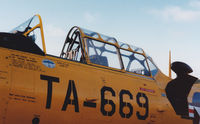 F-AZBL @ LFLH - T-6 markings close-up, chalon airshow 1993 - by olivier Cortot