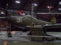44-3387 @ FFO - This “Airacobra” is painted to represent the P-39J (s/n 41-7073) flown by Lt. Leslie Spoonts of the 57th Fighter Squadron in 1942 while based on Kodiak and Adak Islands during the Aleutian Campaign.