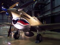 AK987 @ FFO - This is aircraft is painted to represent the P-40E flown in combat by Bruce Holloway, a pilot in both the Flying Tigers and its successor AAF unit, the 23d Fighter Group.  The aircraft is actually a “Kittyhawk” an export version of this Curtiss fighter. - by Ironramper