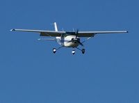 N7437Q @ EDU - On final, EDU