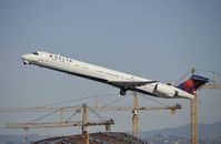 N910DN @ KLAX - Departing LAX on 25R - by Todd Royer