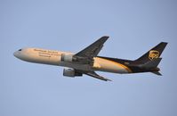N327UP @ KLAX - Departing LAX on 25R - by Todd Royer
